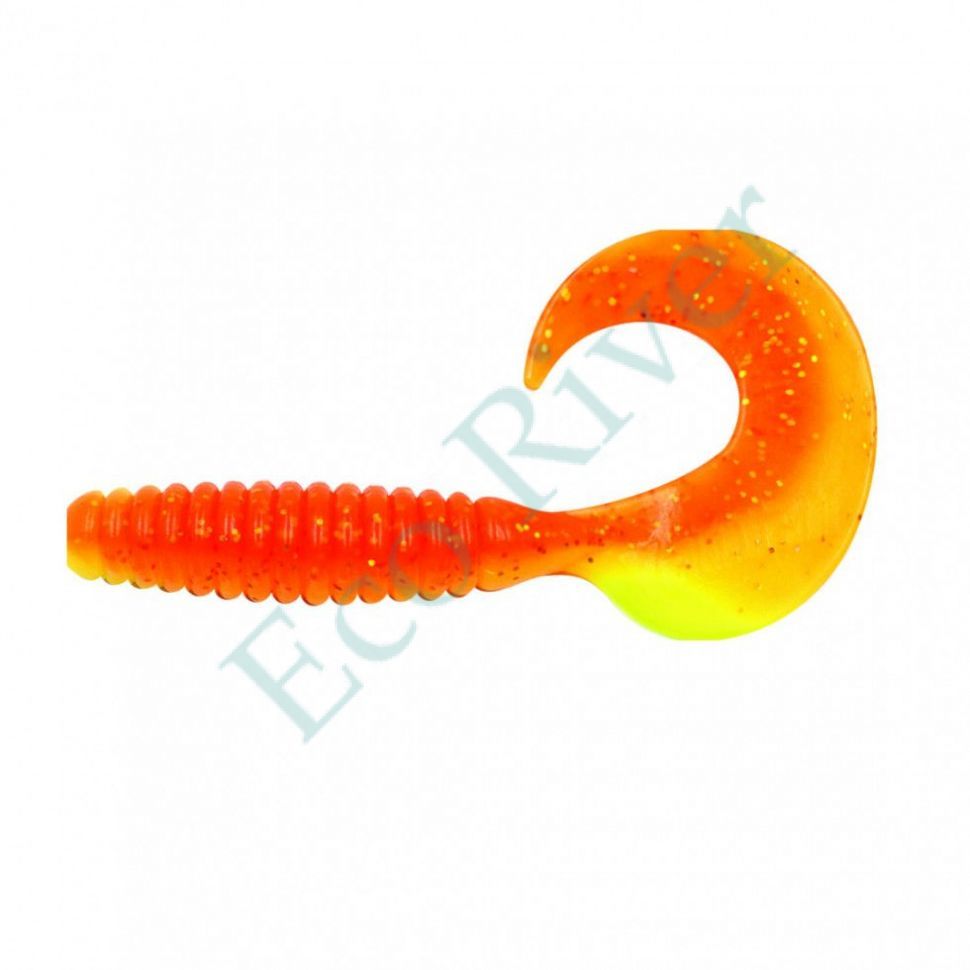 Твистер Yaman Pro Spiral, р.4 inch, цвет #25 - Sunshine (уп.5 шт)