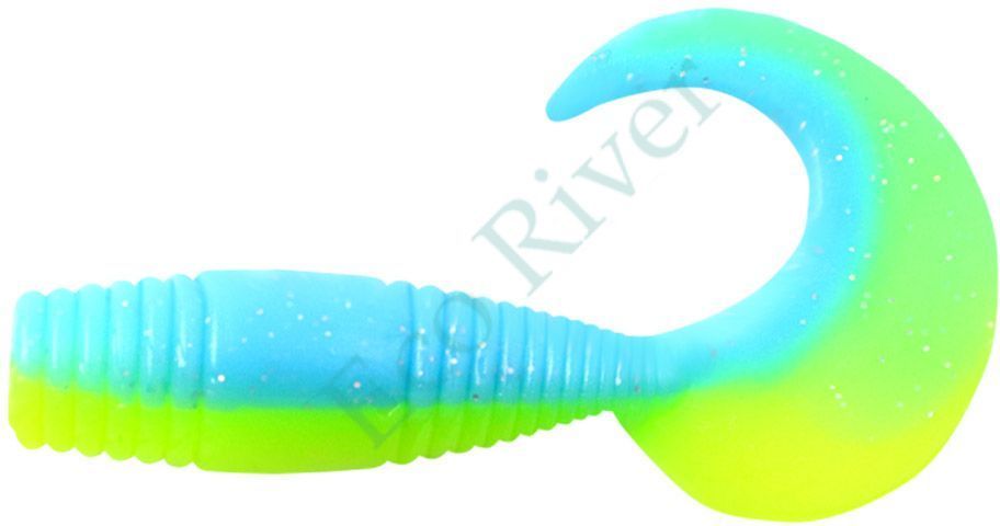Твистер Yaman PRO Spry Tail, р.2 inch, цвет #18 - Ice Chartreuse (уп. 10 шт.)